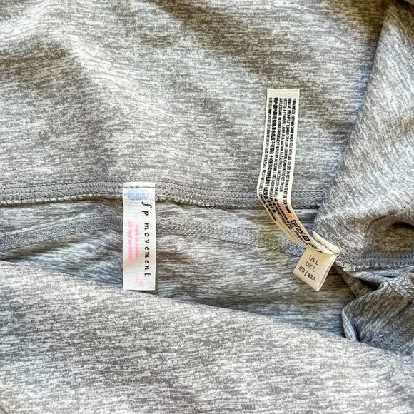 NEW Free People You're A Peach High Rise Grey Leggings Womens Size XS, M, L - Picture 10 of 14